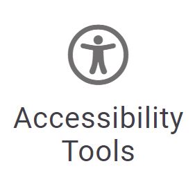 accessibility icon on page personnel website